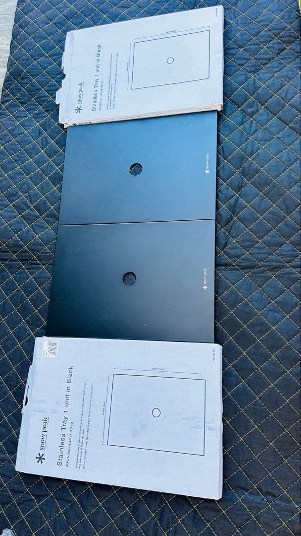 2月1日午前10時迄値下げスノーピーク　雪峰祭限定ステンレストレー1ユニット２枚