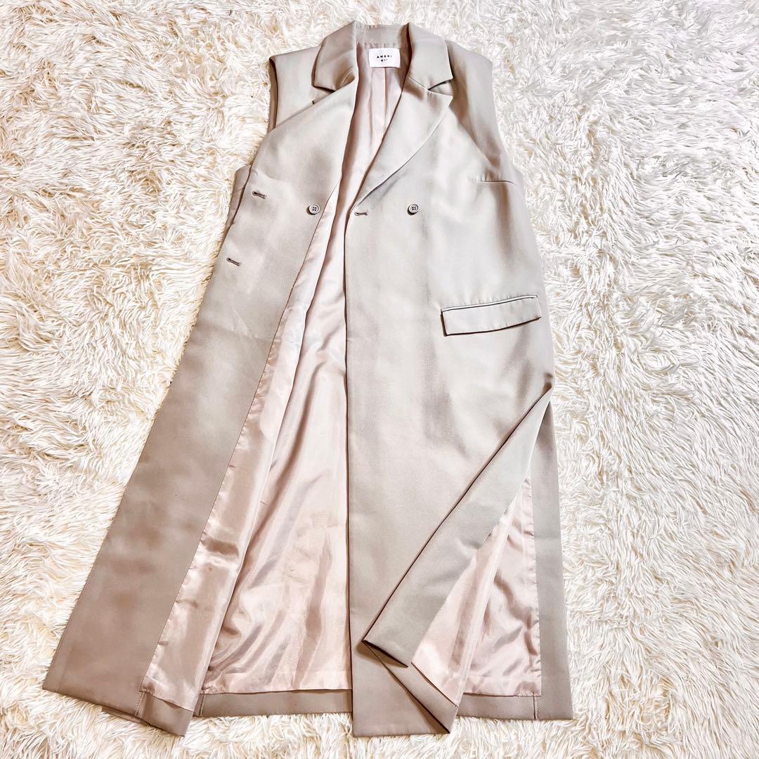 tp アメリヴィンテージ ロングベストシアードレス リボン インナー