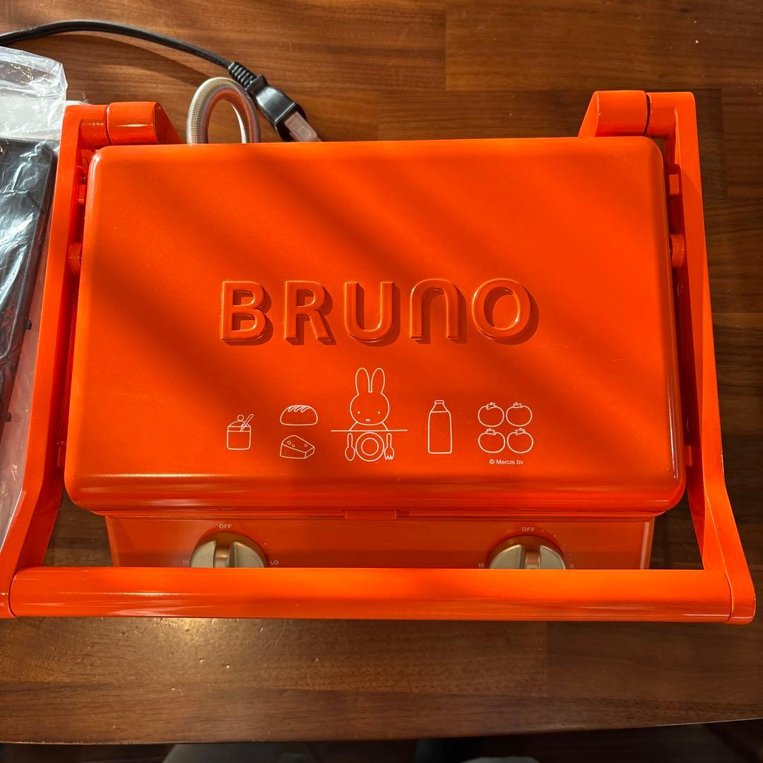 ブルーノ　ミッフィーグリルサンドメーカーダブル