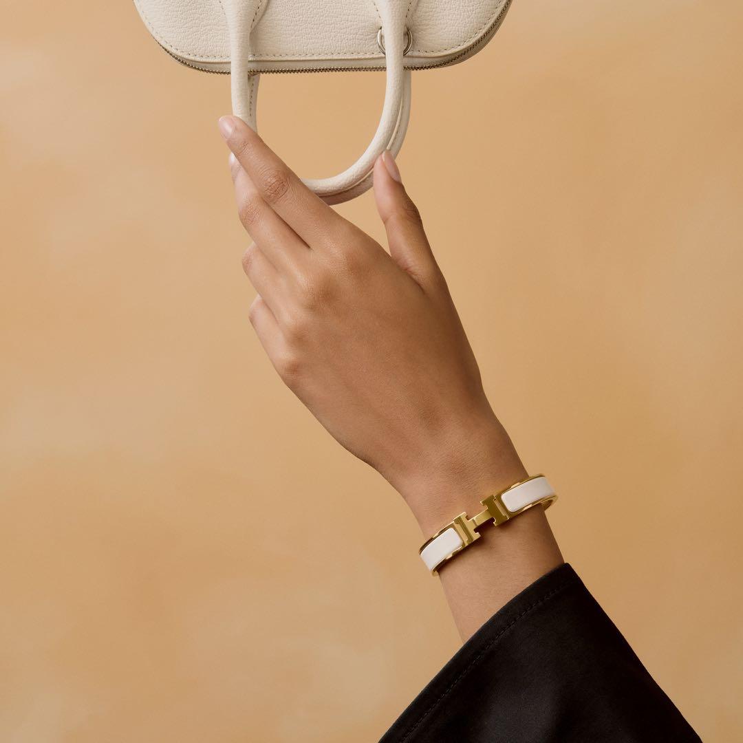 エルメス エナメルブレスレット 《クリックH》