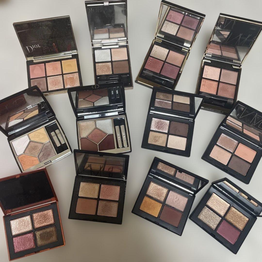 アイシャドウパレットセット（Dior/NARS他）