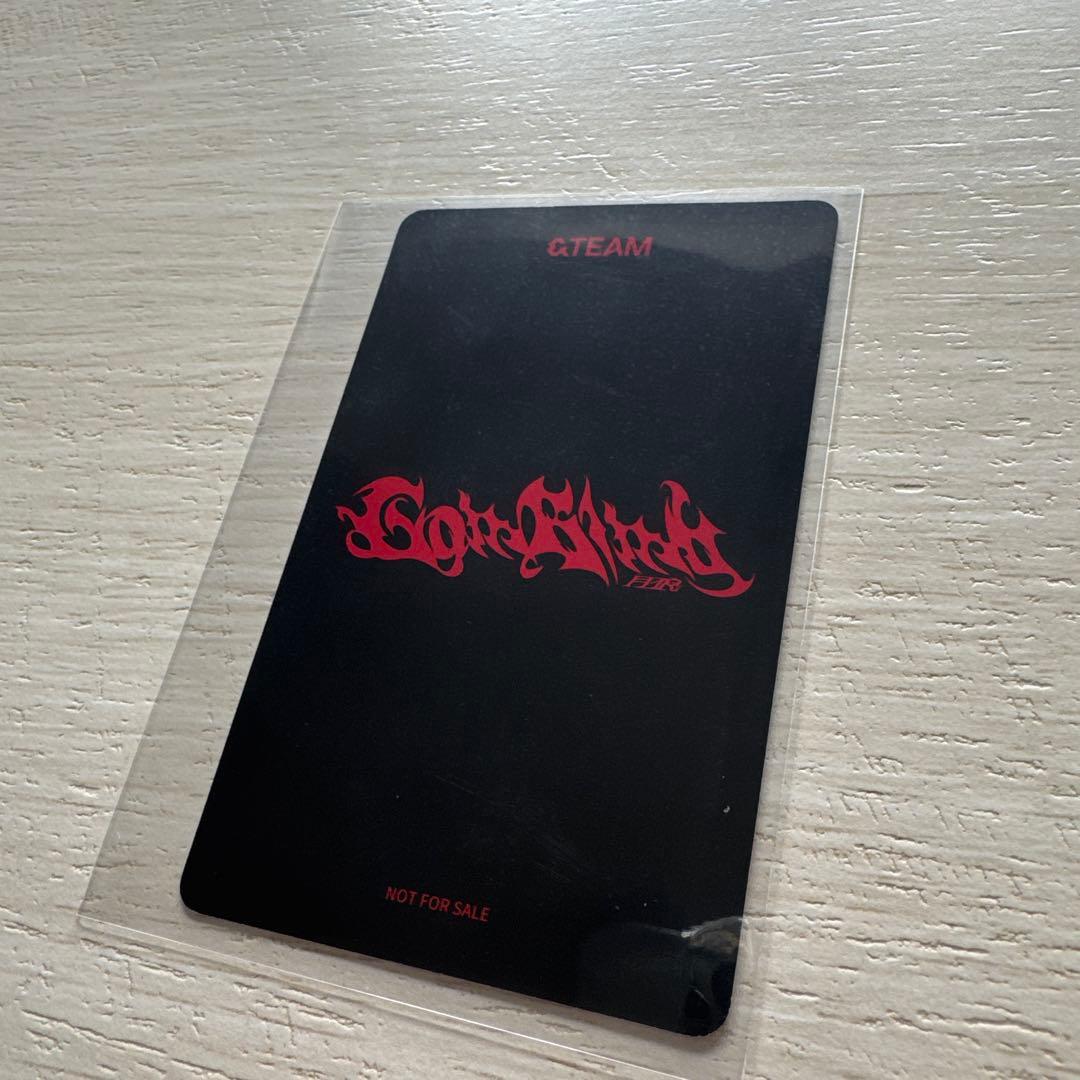 &TEAM タキ　月狼　チェキサイン　トレカ