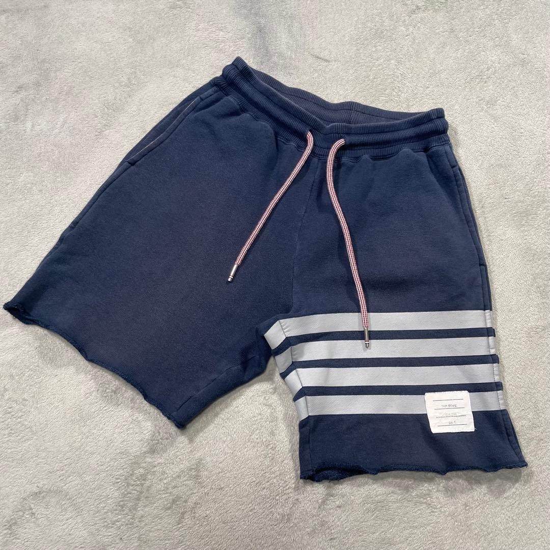 トムブラウン　4bar ハーフパンツ　ショートパンツ　ネイビー　0