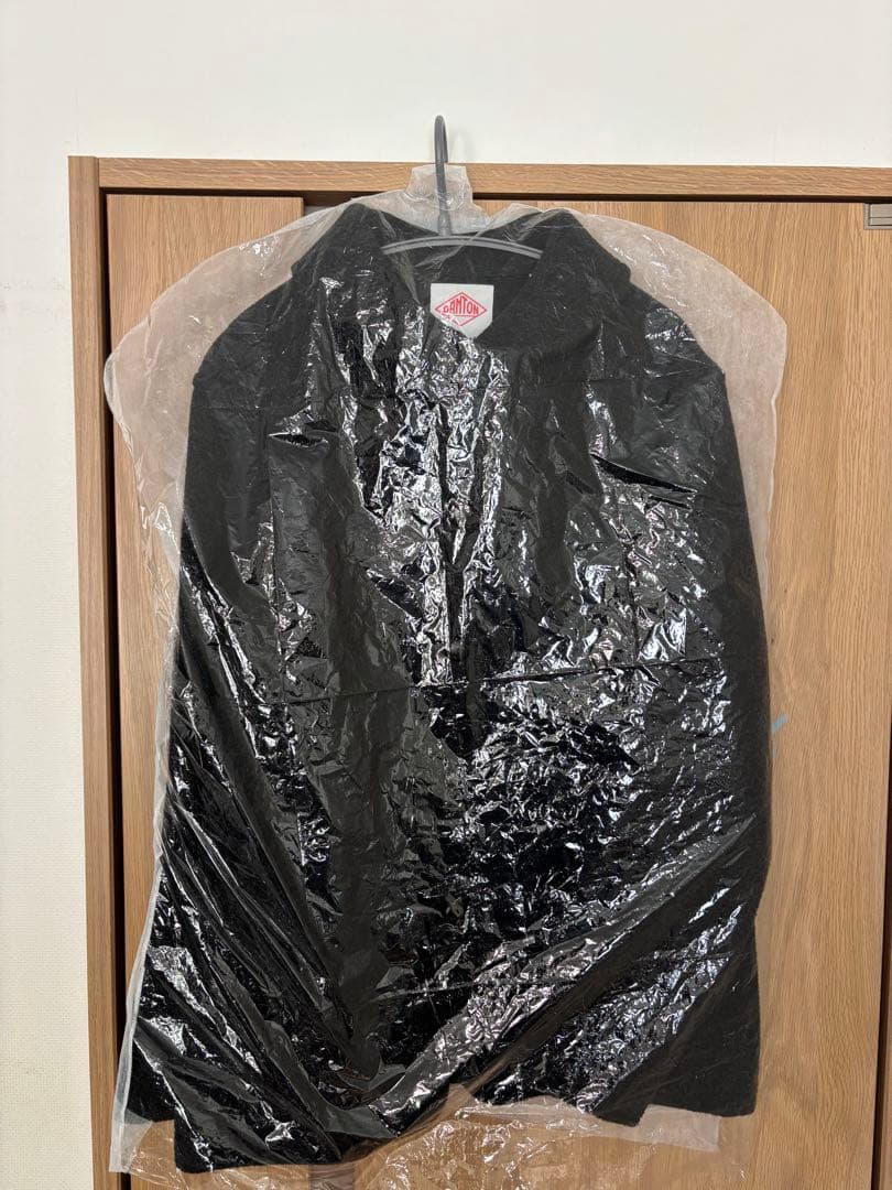 【美品】DANTON ウールモッサ シングルジャケット くるみボタン 42