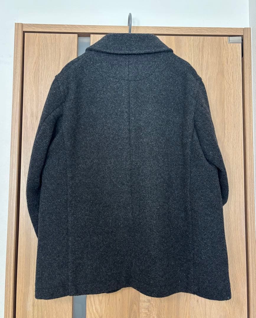 【美品】DANTON ウールモッサ シングルジャケット くるみボタン 42