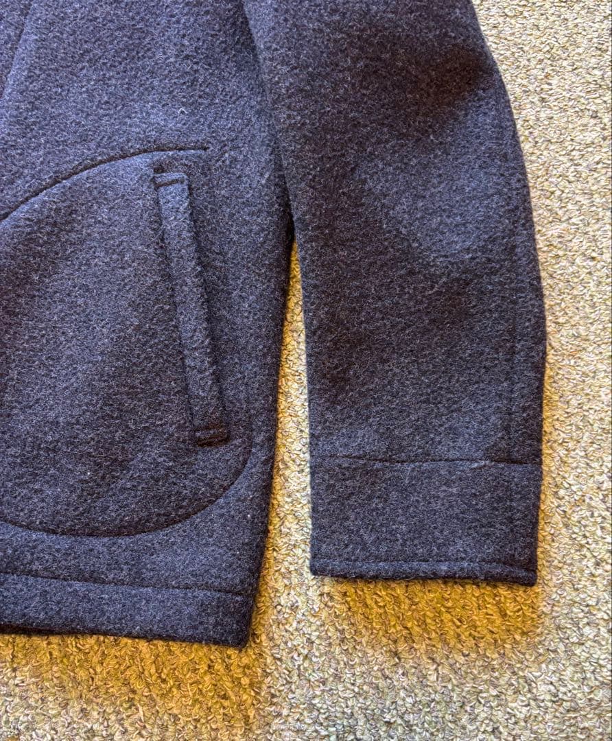 【美品】DANTON ウールモッサ シングルジャケット くるみボタン 42