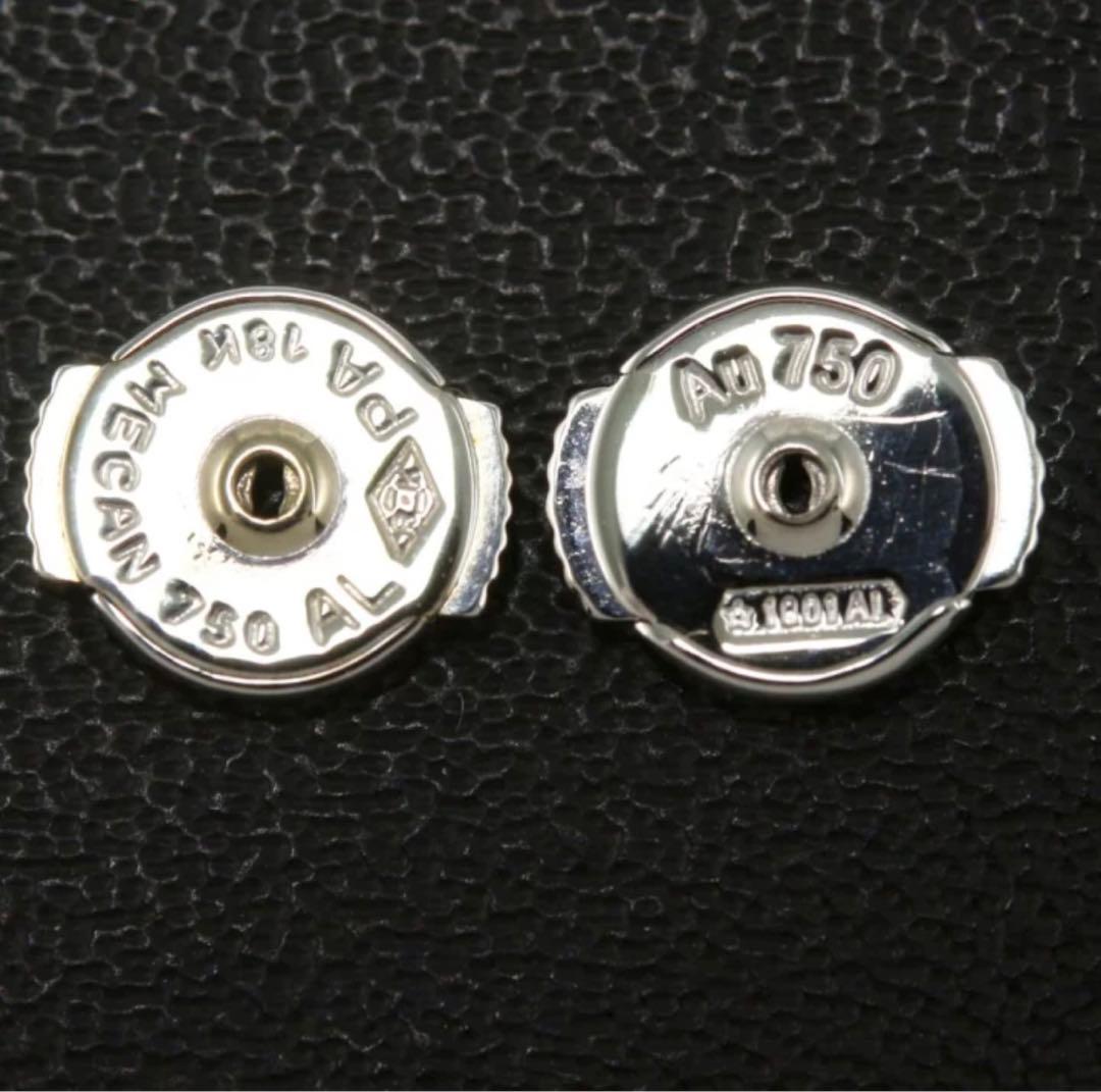 ルイヴィトン ダイヤモンドピアス K18 WG 750 ホワイト ゴールド