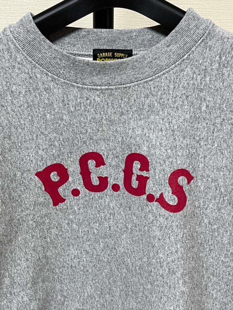 ザ*ザ様 【美品】　ポークチョップガレージサプライ　スウェット　グレー　Lサイズ