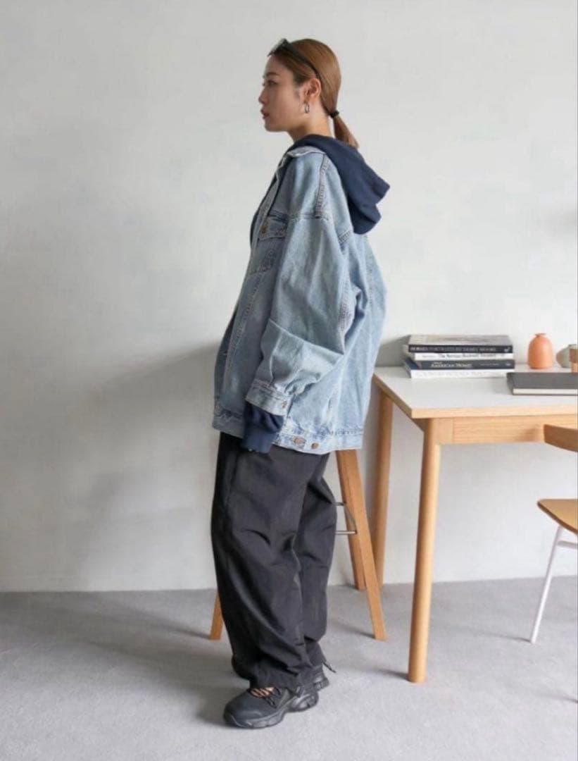 アングリット　ビックシルエット　デニムジャケット