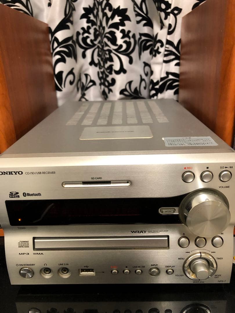 ONKYO ミニコンポ Bluetooth CDプレーヤー　NFR-7