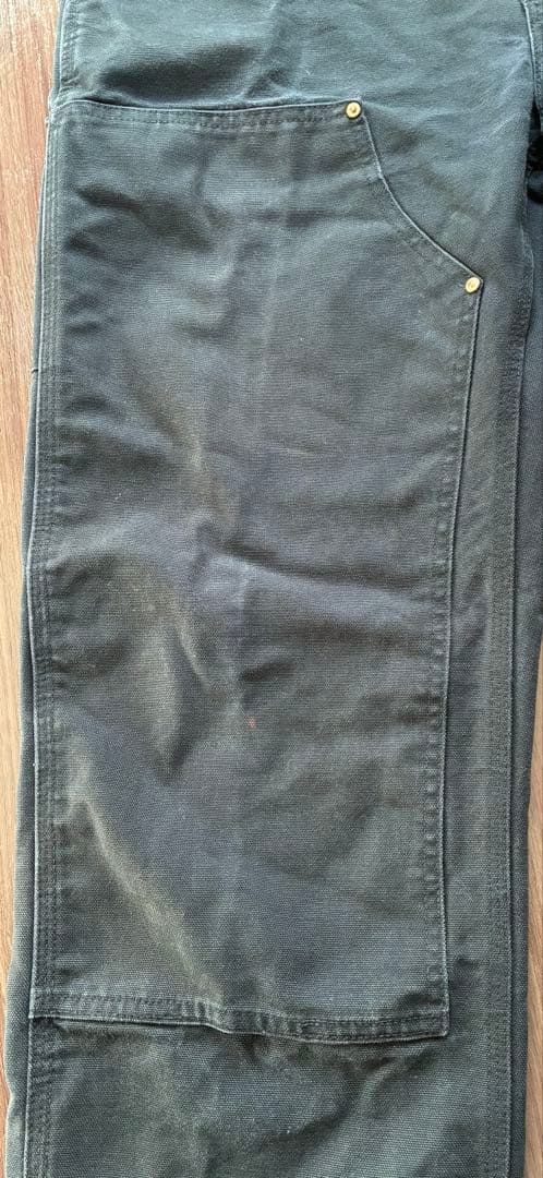 90s carhartt カーハート ダブルニーペインターパンツ ブラックW36