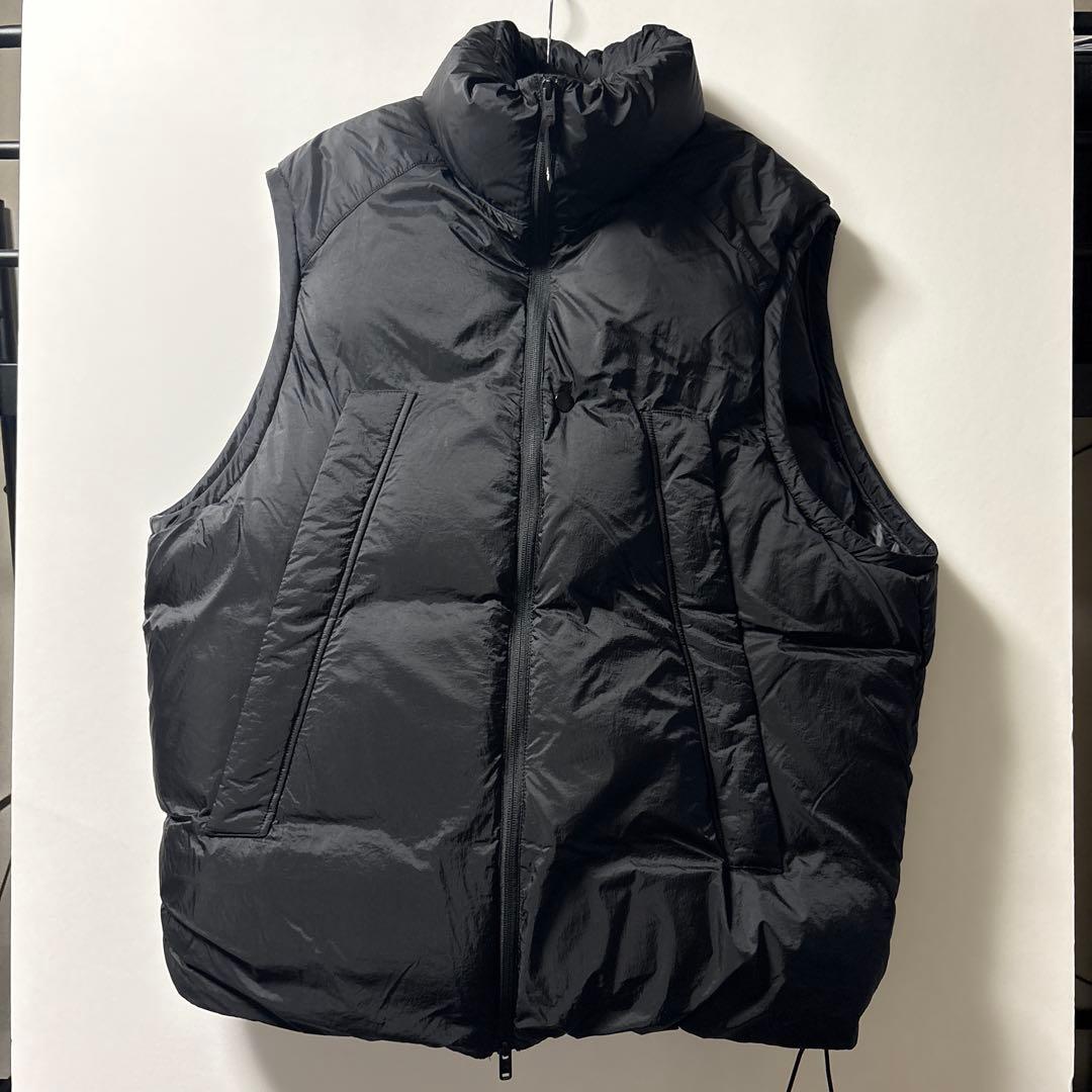 Y-3 ブラック ダウンベスト 2XL