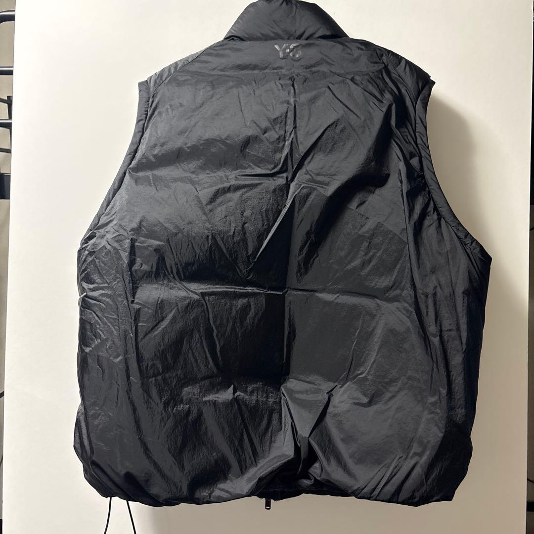 Y-3 ブラック ダウンベスト 2XL