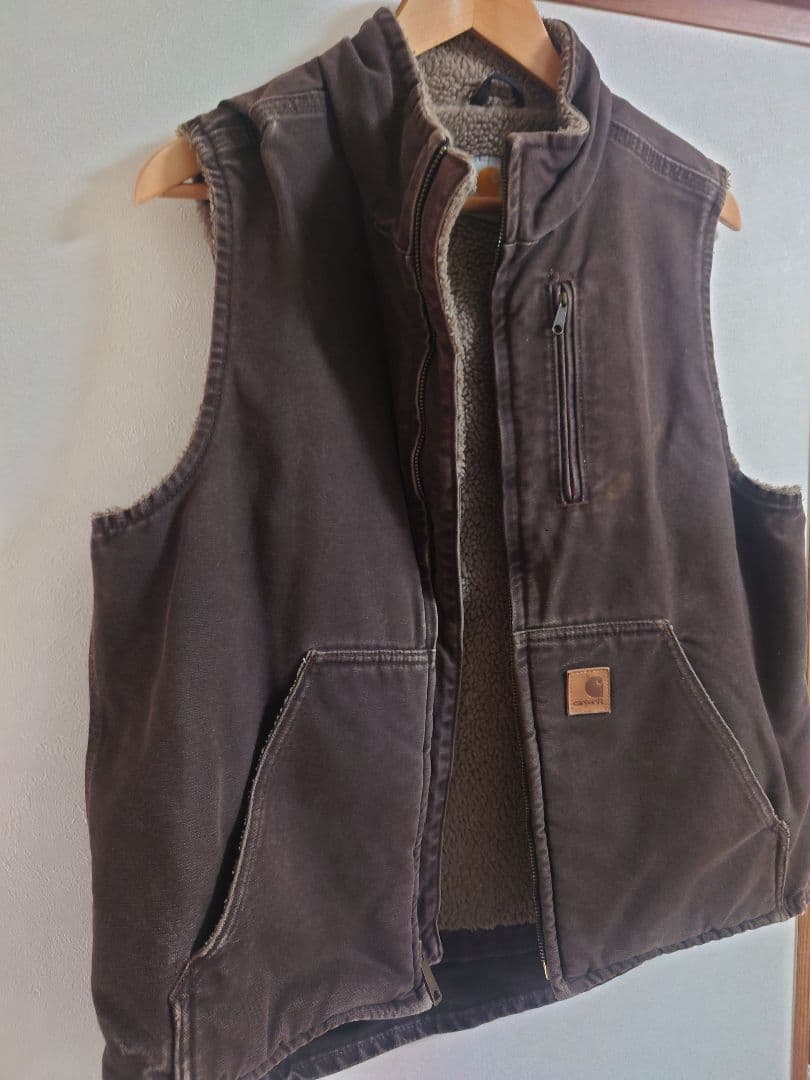 Carhartt ブラウン ダックベスト Mサイズ