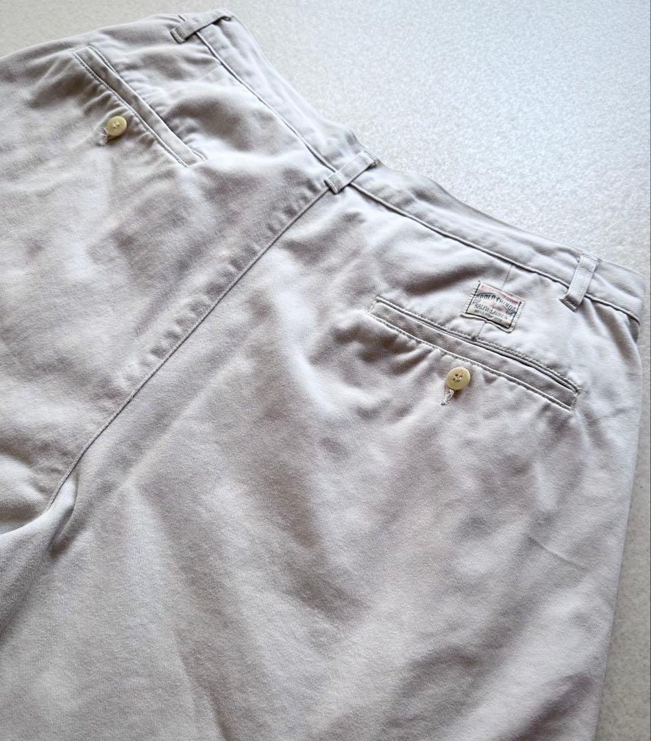 90s USA製 ラルフローレン ポロチノ ショートパンツ オールド ビンテージ