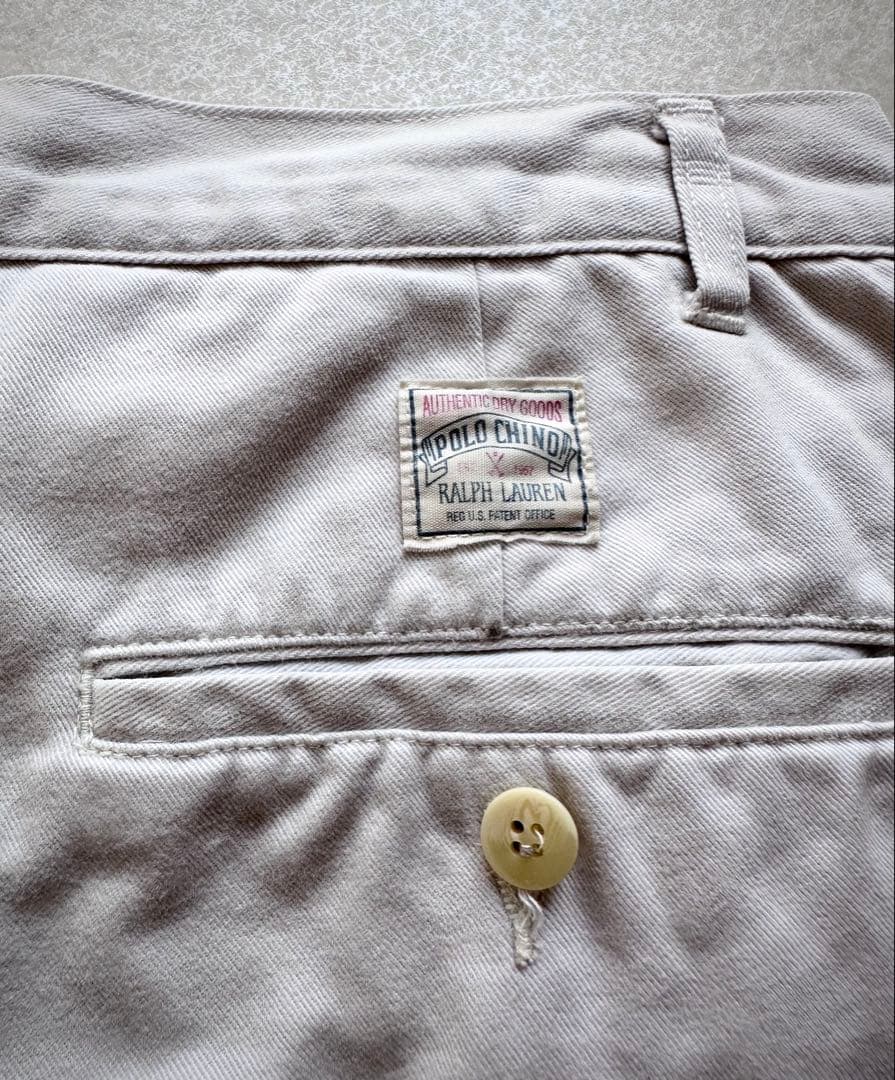 90s USA製 ラルフローレン ポロチノ ショートパンツ オールド ビンテージ