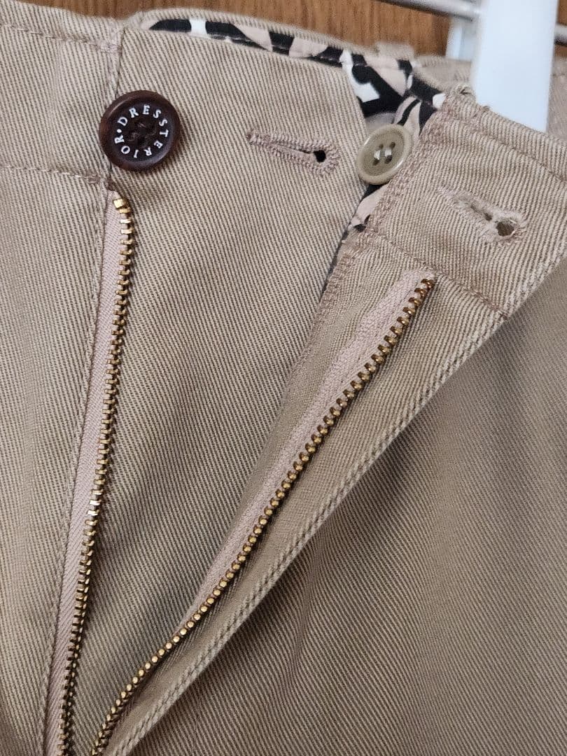 【新品未使用・タグ付き】ドレステリア　ヴィンテージワイドチノパンツ　36