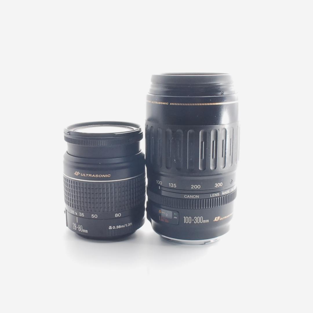 Canon kiss X5✨一眼レフカメラ スマホ転送 ショット数少　Wレンズ