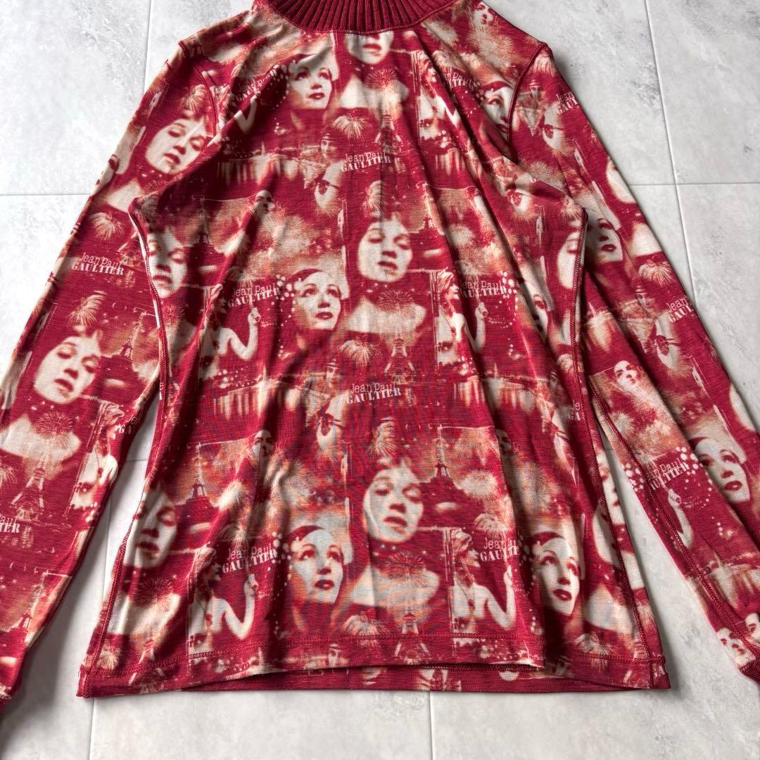 【archive】ジャンポールゴルチエ パワーネット 転写 タートルネック 40