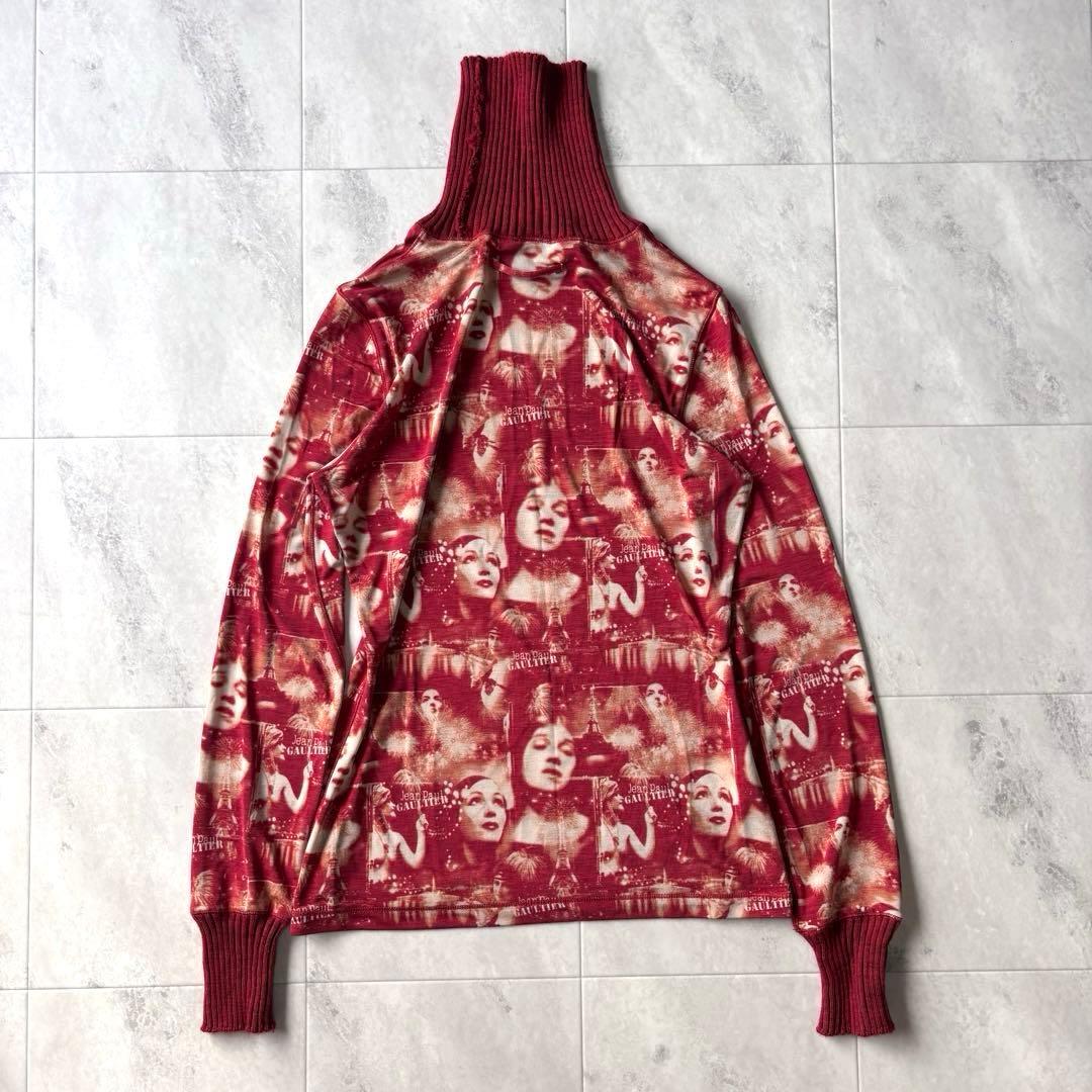 【archive】ジャンポールゴルチエ パワーネット 転写 タートルネック 40