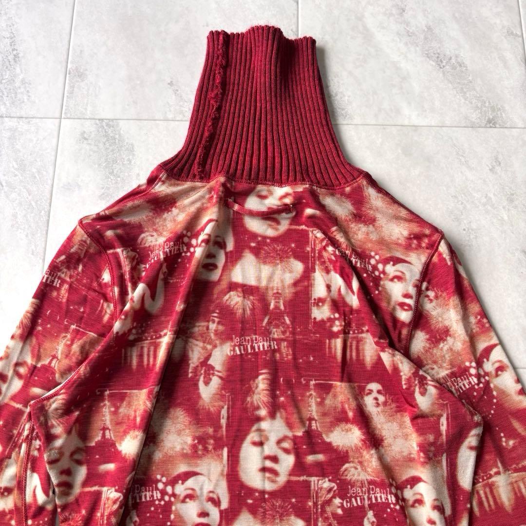 【archive】ジャンポールゴルチエ パワーネット 転写 タートルネック 40
