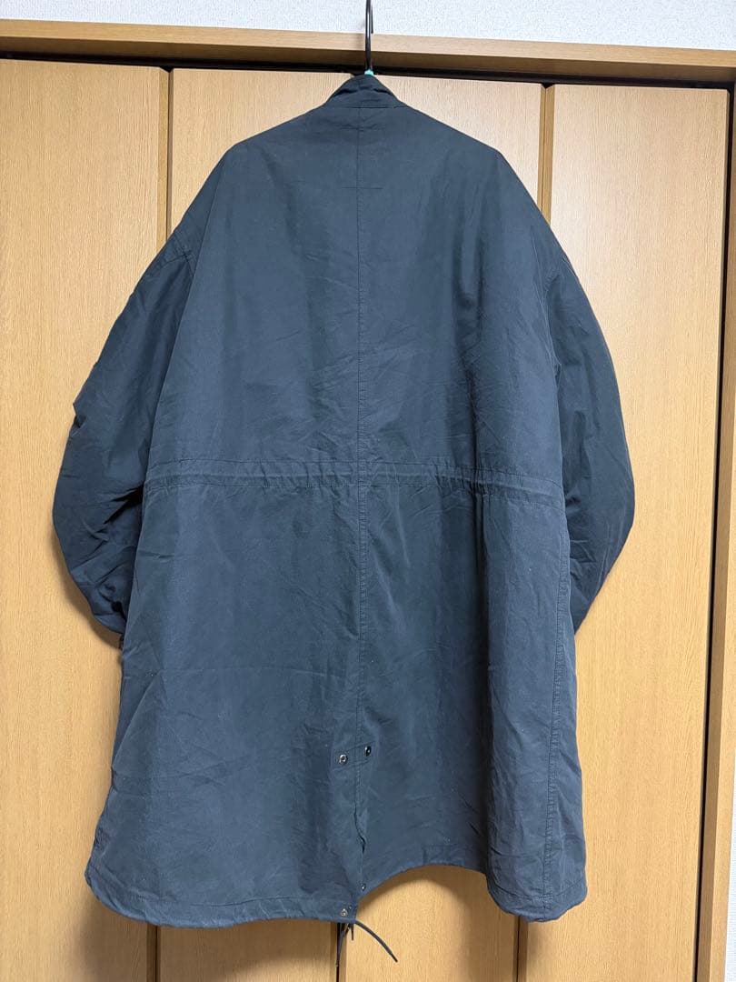 ビッグシルエット M-65 ライナー付　モッズコート　ブラック