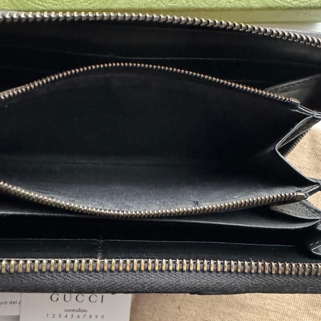 【希少美品】 GUCCI グッチ 長財布 バンブー コンチネンタル パイソン