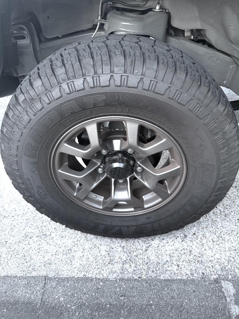 【毎日値引】ジムニーシエラ大径タイヤホイール4本235/75 R15 走浅 愛知