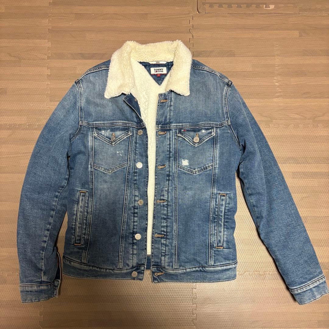  JEANS ボア付きデニムジャケット