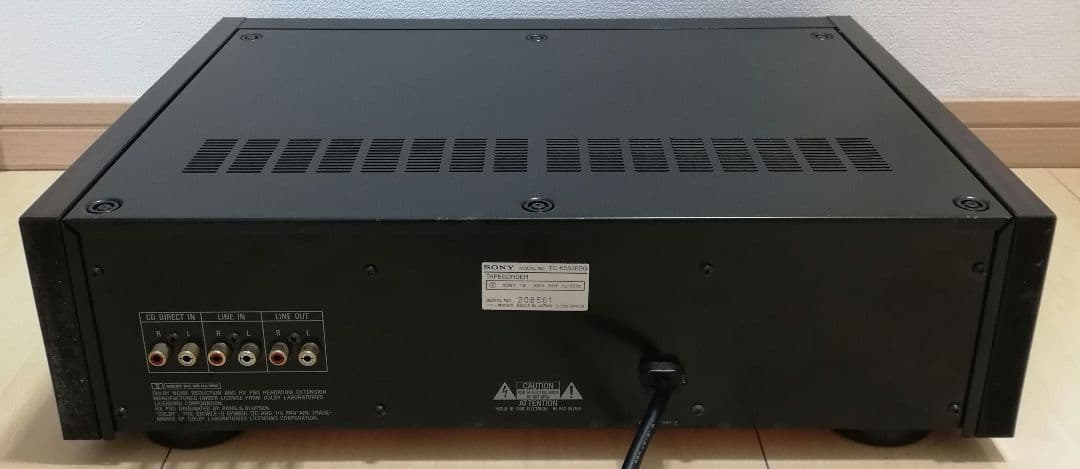 部品取り SONY カセットデッキ TC-K555ESG