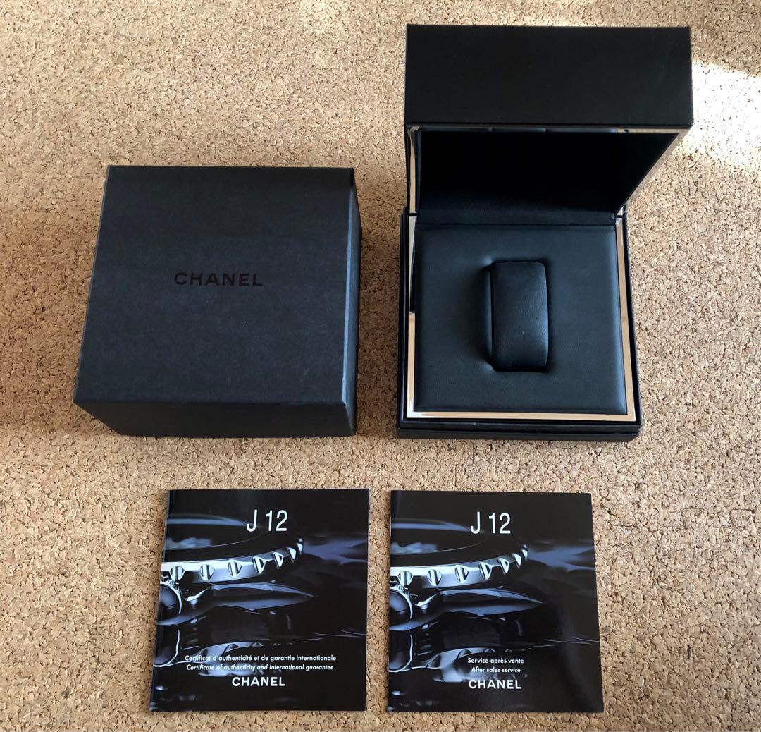 CHANEL J12 純正 レザー製 時計ケース　箱　ボックス　シャネル　正規品