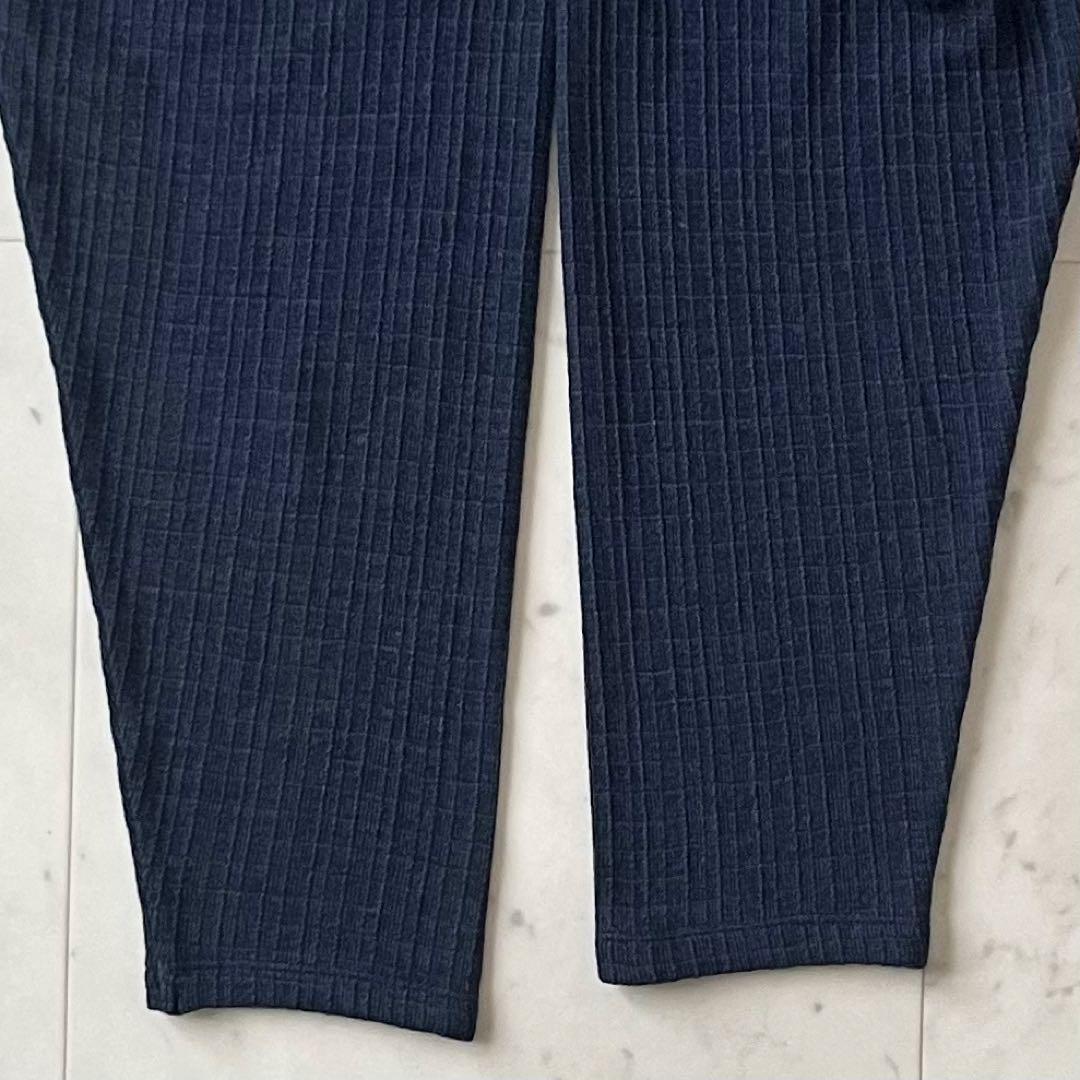 美品＊ヨーガンレール ウールクルーネックカットソーM ネイビー紺 長袖 ゆったり