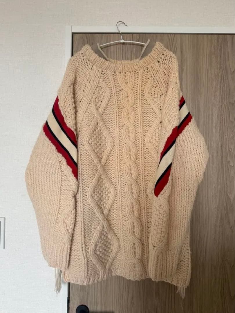 FACETASM ケーブルニットセーター