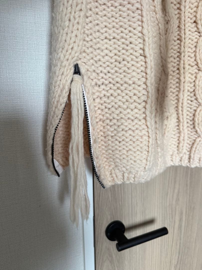 FACETASM ケーブルニットセーター