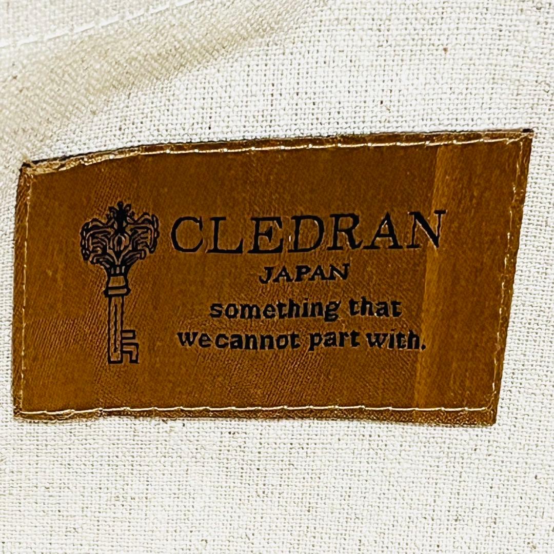 【完売品】クレドラン かごバッグ ボックス型 ファスナー 帆布 異素材ミックス