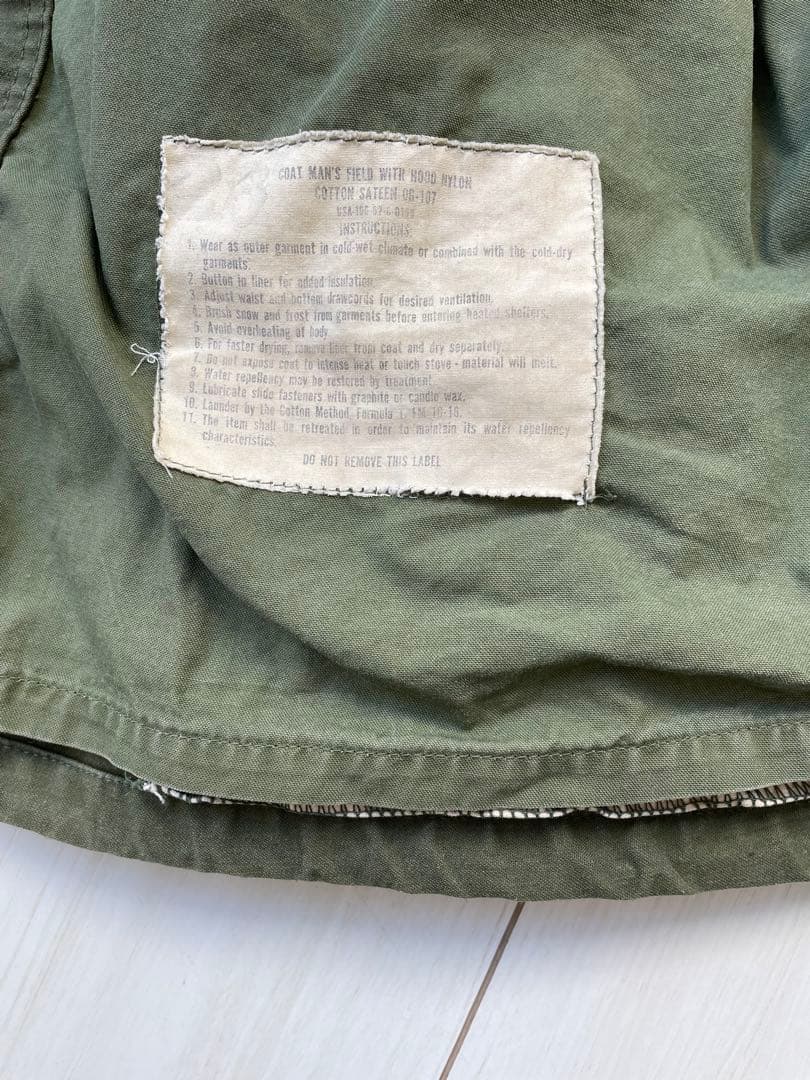 60s S-SHORT 米軍実物 M65フィールドジャケット ビンテージ 2nd