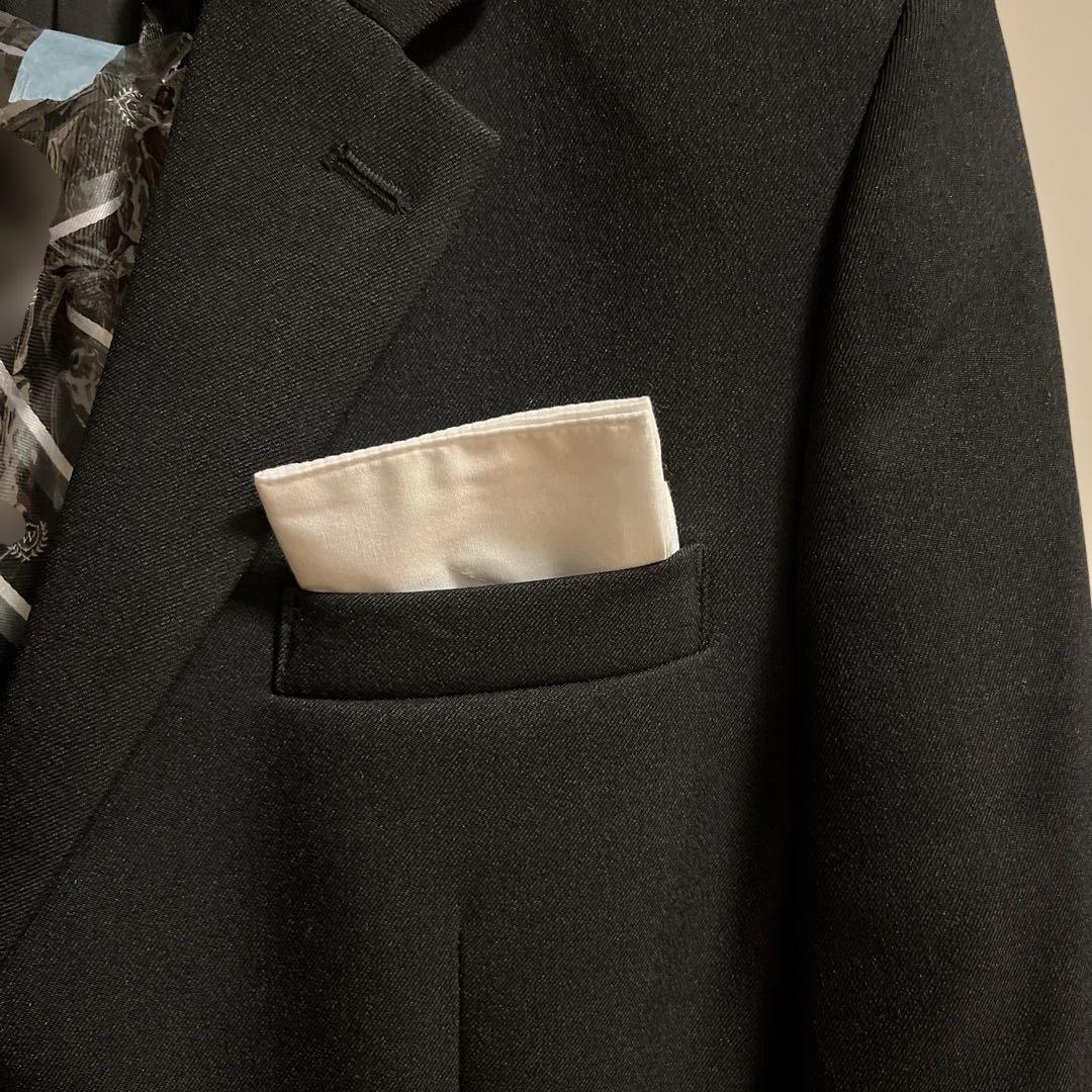 waltz by BEAMS DESIGNブラックスーツポケットチーフ付160