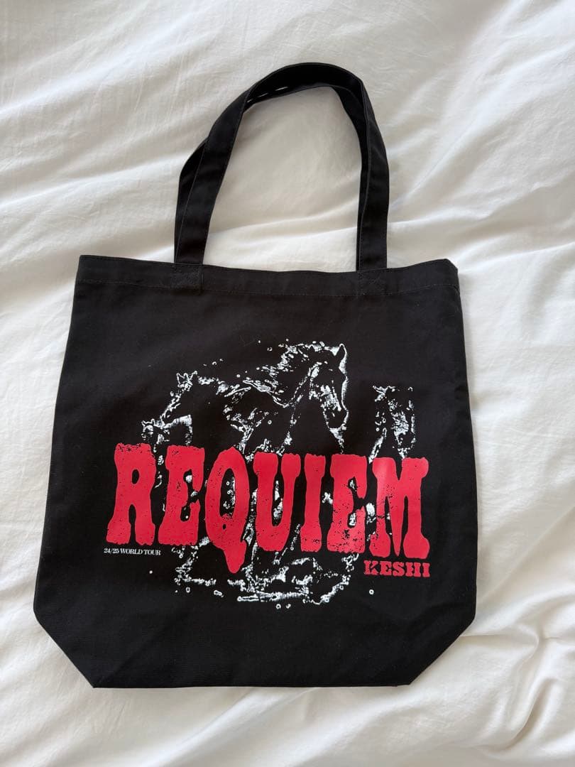REQUIEMトートバッグ、ストラップ 、タオルKESHI Keshi