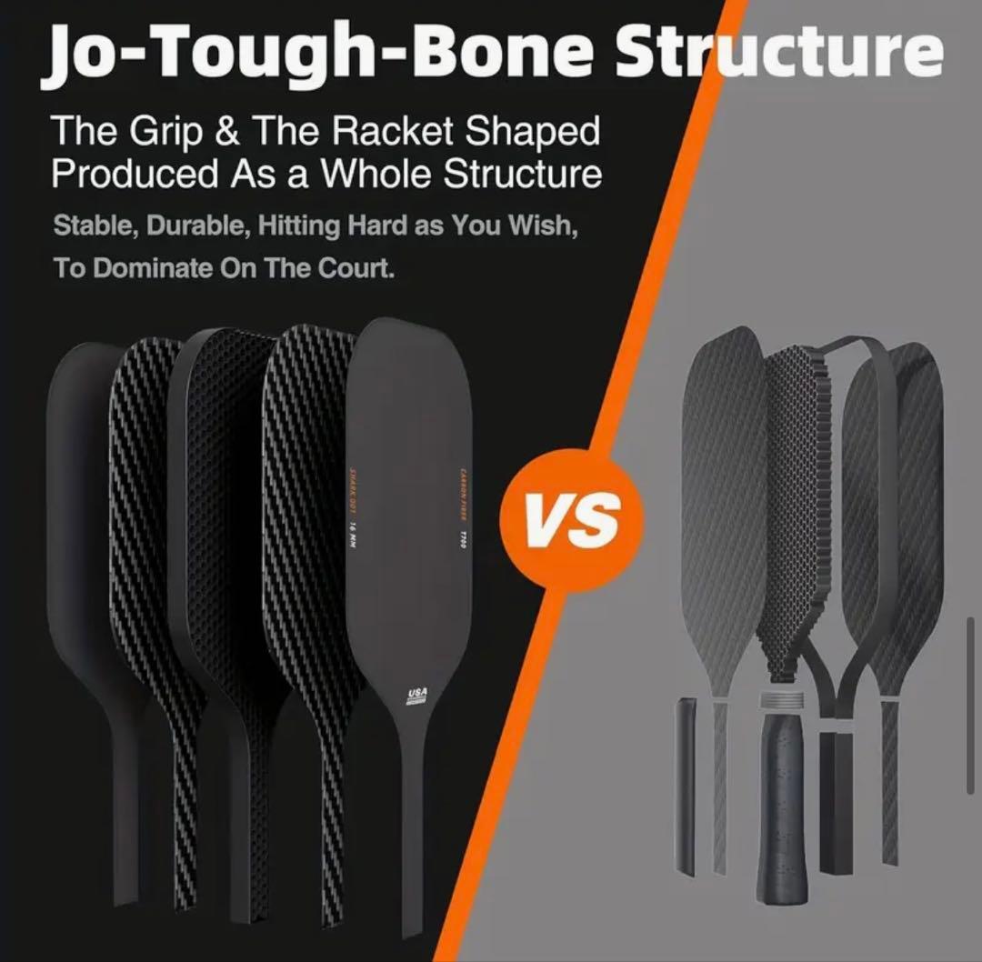 ピックルボール パドルT700 2本 ボール4個 キャリーバッグ付き