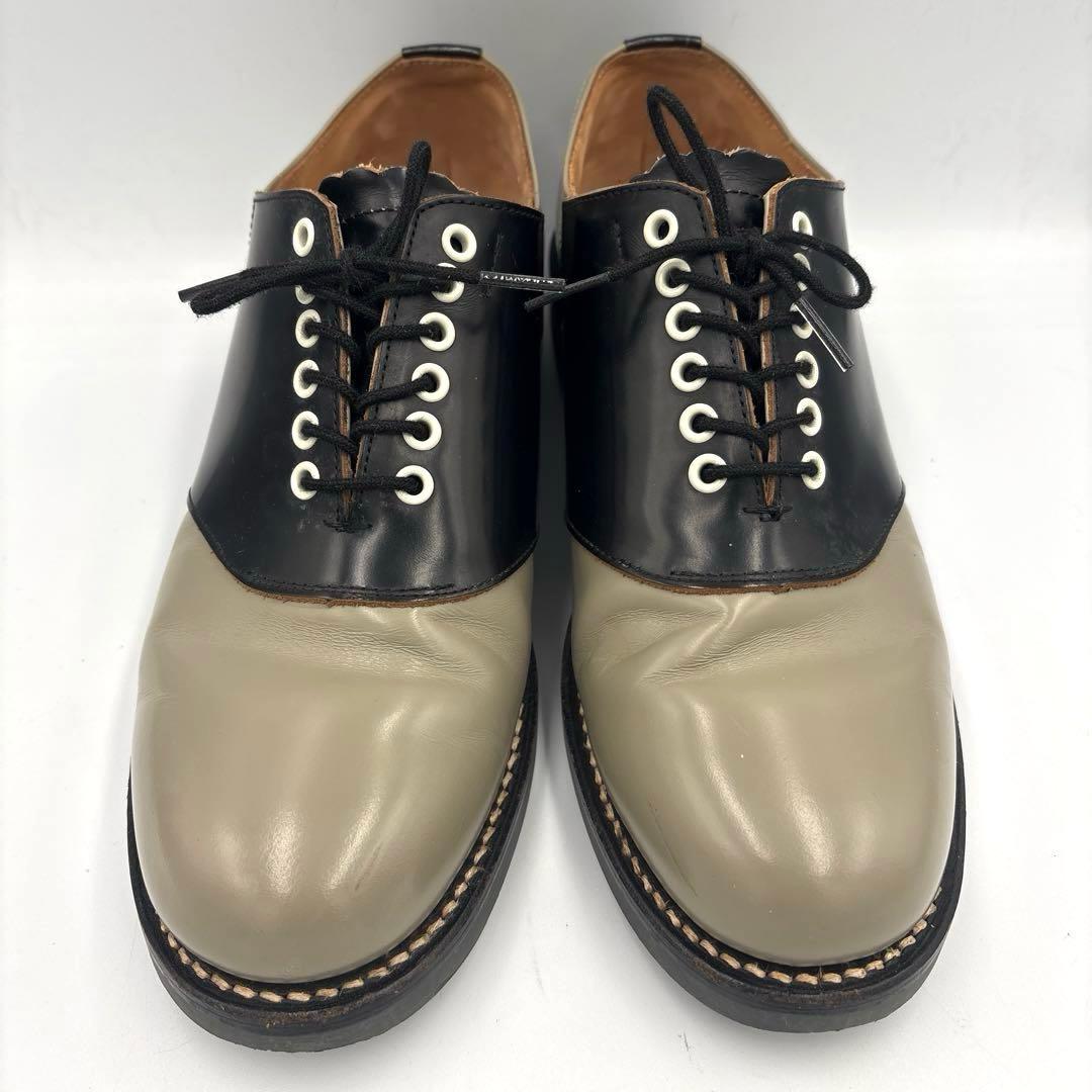 リーガル REGAL サドルシューズ【25cm】ブラック グレー2051