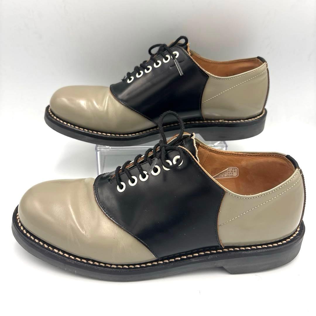 リーガル REGAL サドルシューズ【25cm】ブラック グレー2051