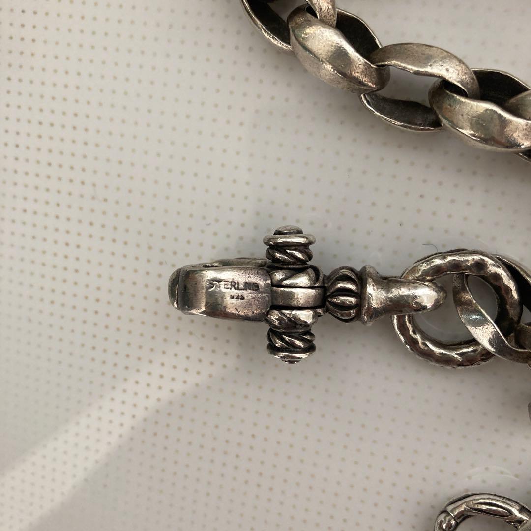 限定価格 レナードカムホート タイプ ウォレットチェーン シルバー925