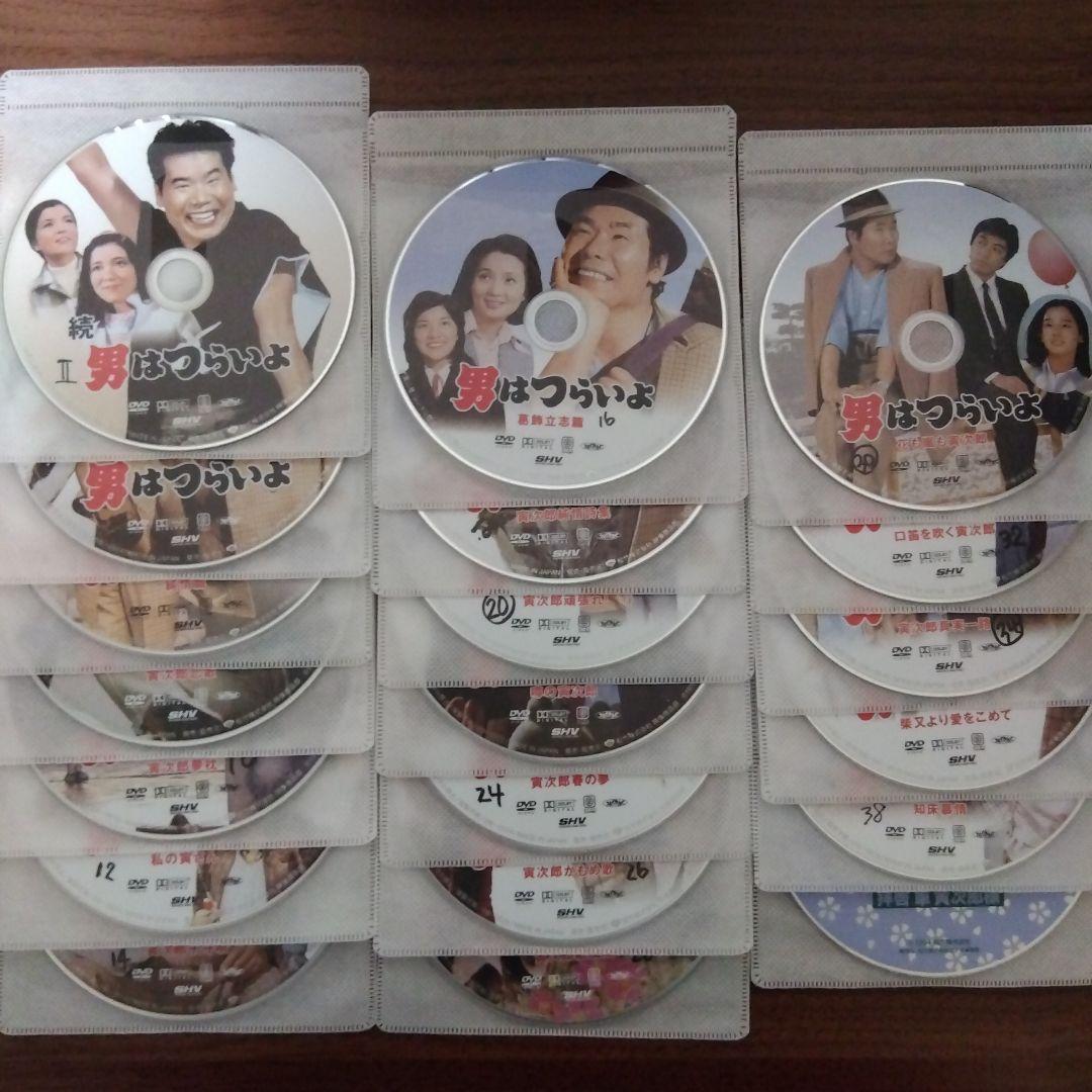 男はつらいよ　DVD ディスクのみ３８作品プラス１枚セット　寅さん【説明文必読】