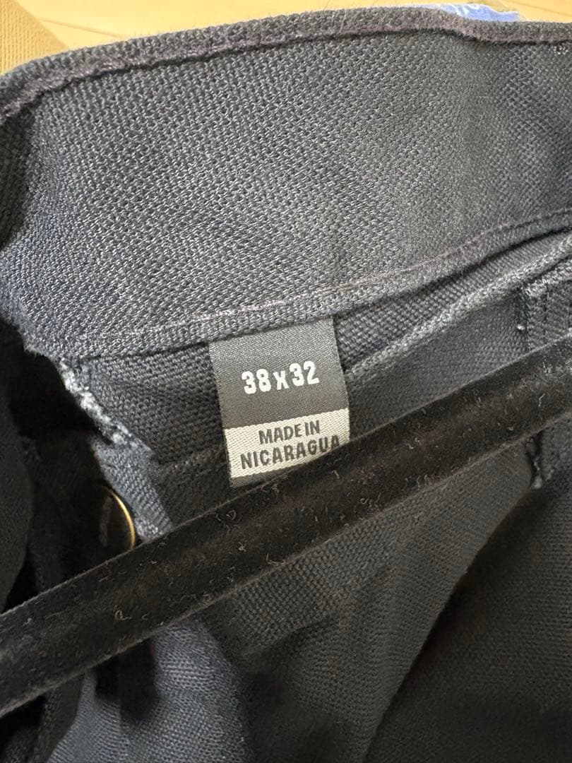 カーハート　ペインターパンツ　黒　ダック生地