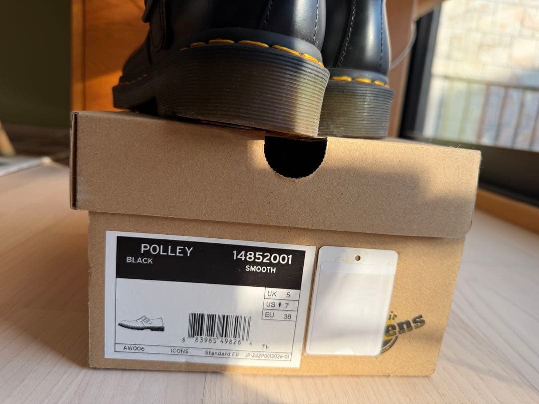 Dr. Martens POLLEY ブラック ローファー EU38