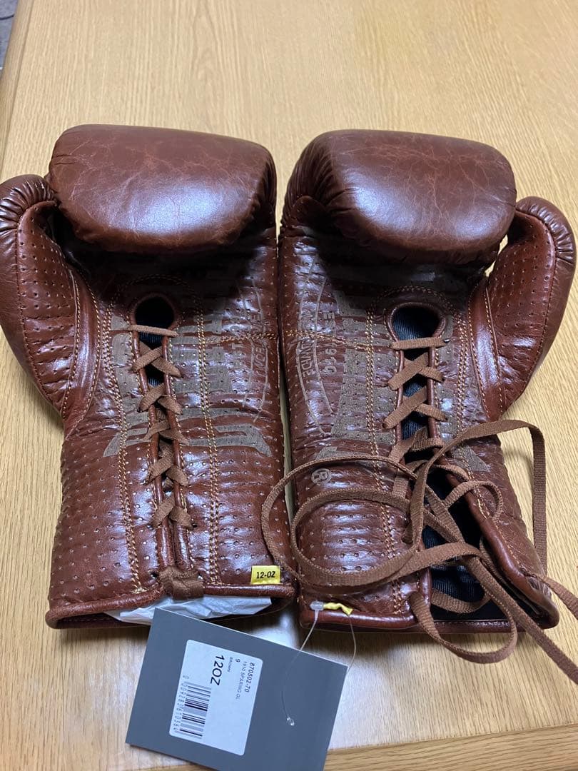 EVERLAST ボクシンググローブ 12oz ブラウン