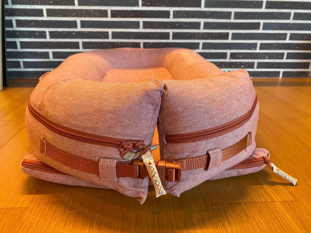 ドッカトット0〜8ヶ月ジンジャーシャンブレー➕スワドルアップオーガニックS