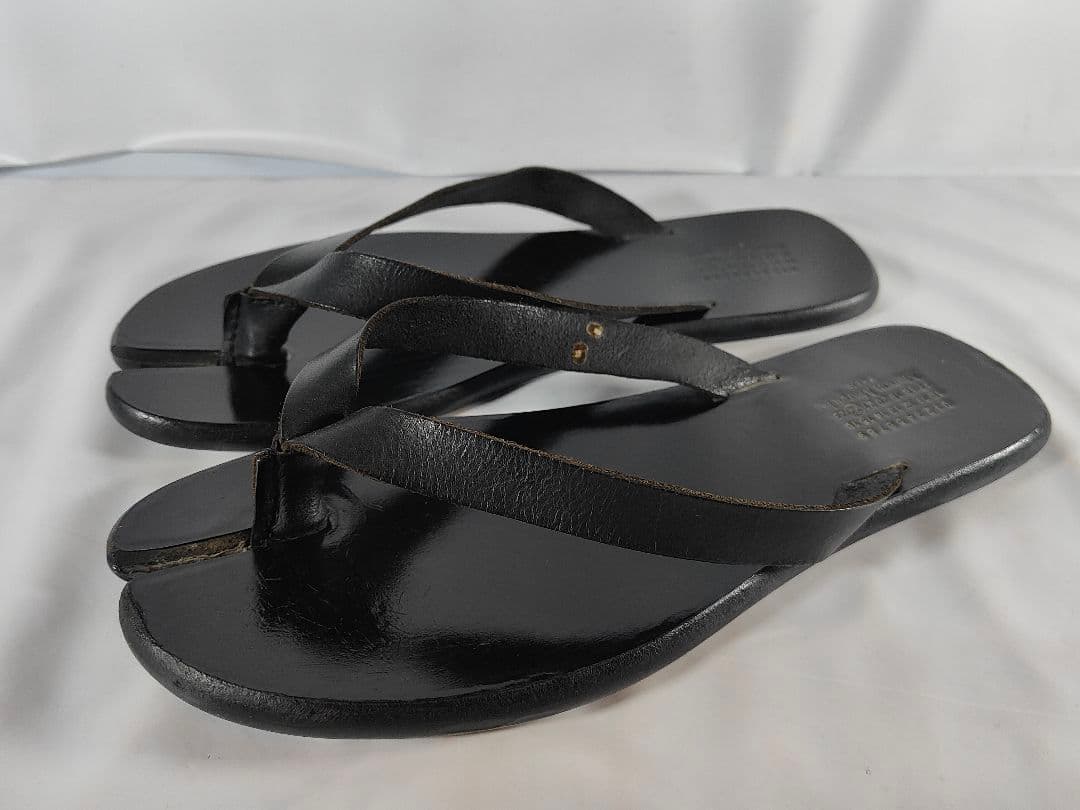 【極美品】Maison Margiela 正規品　タビサンダル　高級本革サンダル
