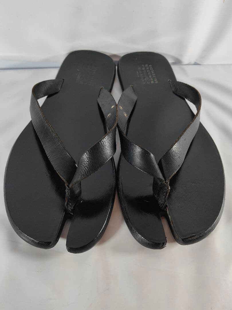 【極美品】Maison Margiela 正規品　タビサンダル　高級本革サンダル