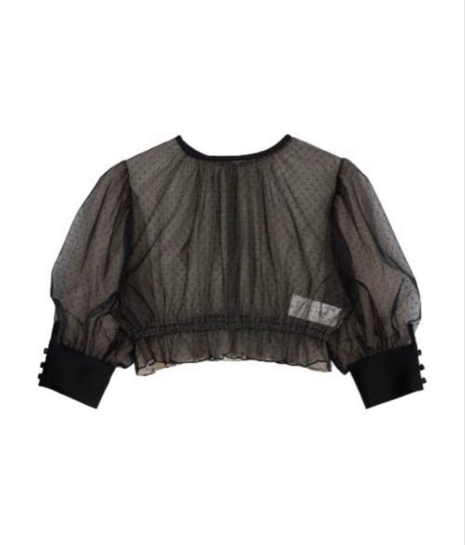 スーツ・フォーマル・ドレス AMERI vintage DOT TULLE SET FLARE DRESS